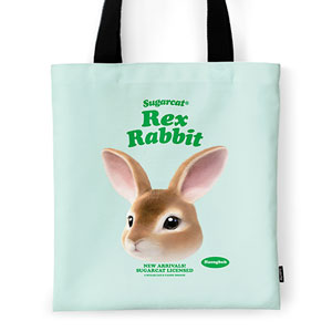 Haengbok the Rex Rabbit TypeFace Tote Bag