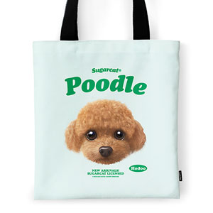 Hodoo the Poodle TypeFace Tote Bag