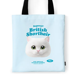 May the British Shorthair TypeFace Tote Bag