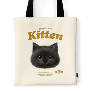 Reo the Kitten TypeFace Tote Bag