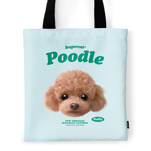 Ruffy the Poodle TypeFace Tote Bag