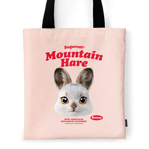 Bunny the Mountain Hare TypeFace Tote Bag