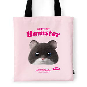 Hamlet the Hamster TypeFace Tote Bag