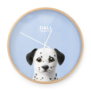 Dali the Dalmatian Birch Wall Clock