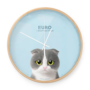 Euro Birch Wall Clock