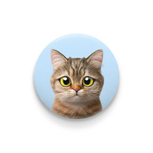 Leo the British Shorthair Pin/Magnet Button