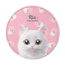 Ria’s Toe Beans Leather Coaster